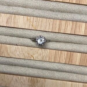 CLEAR QUARTZ CRYSTAL ADJUSTABLE RING